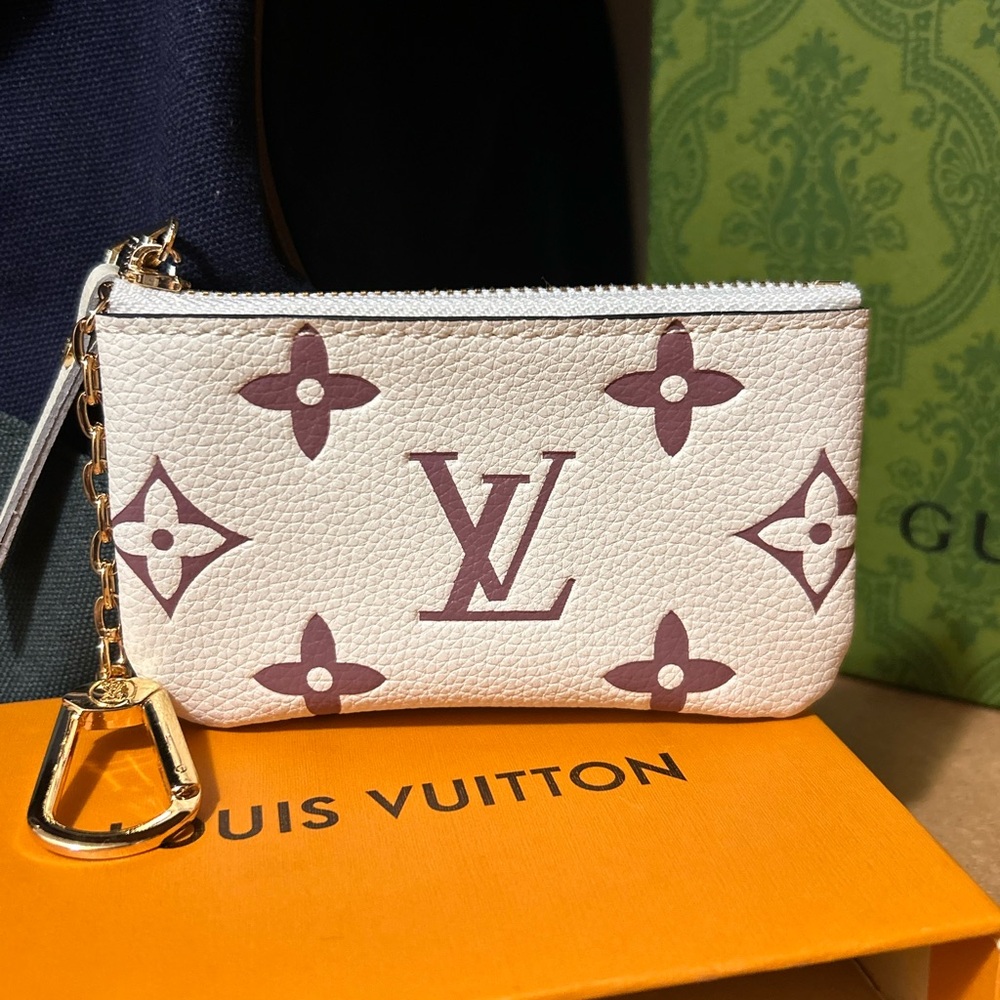 Louis Vuitton Monogram Cles Purse Key Pouch W/Box